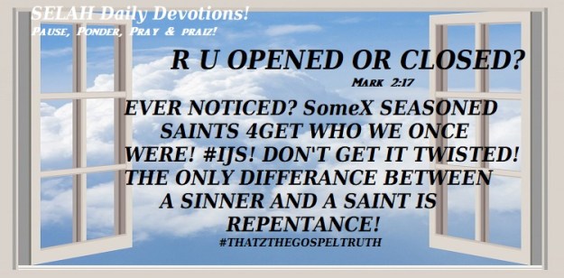 R U OPEN OR CLOSED 3 2018