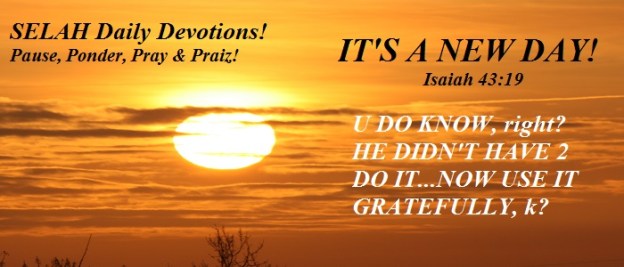 IT'S A NEW DAY!