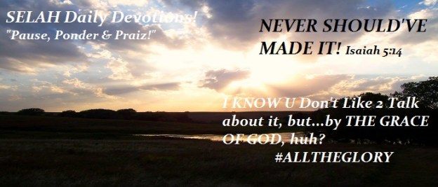 NEVER SHOULD'VE MADE IT